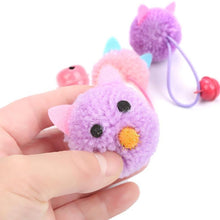 将图片加载到图库查看器,4pcs/lot Plush Mouse Cat Toy Cute Bell Mice Funny Cat Toys Cute Plush Teeth Cleaning Balls Chewing Soft Molar Toy Faux Pet Toy Colorful Plush Mouse Head with Bell Rope Cat Toy Interactive Cat Toy