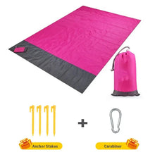 Load image into Gallery viewer, Waterproof Pocket Beach Mat โ Lightweight Folding Outdoor Blanket for Camping & Picnics