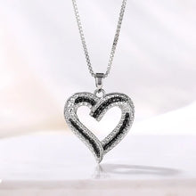 Load image into Gallery viewer, Elegant Style Heart shaped Pendant Necklace Hollow Design Mother's Day Gift Party Suitable for Best Friends Without Box