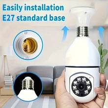 Load image into Gallery viewer, 2Pc Ease Life APP-Light Bulb Security Cameras Outdoor Wireless WiFi Camera 5GHz, 360 Degree, E27 Light Socket Screw In Securi