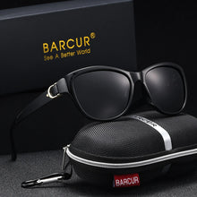 Load image into Gallery viewer, BARCUR Polarized Men’s Fashion Sunglasses – Elliptical Gradient TAC Lens with UV400 Protection – Lightweight Stainless Steel Frame Stylish Summer Eyewear for Travel Driving & Outdoor Gift Occasions