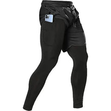 Load image into Gallery viewer, Men’s 2-in-1 Quick-Dry Training Pants – Athletic Joggers for Running, Gym & Fitness
