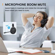 Load image into Gallery viewer, EKSA H6 Wireless Headphones Bluetooth 5.0 Headset with USB Dongle ENC Call Noise Cancelling Mic 30H Playtime For Office Computer