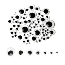 将图片加载到图库查看器,Self-Adhesive Googly Wiggle Eyes - 100/200/550pcs for DIY Crafts & Handmade Toys