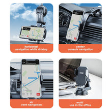 Load image into Gallery viewer, SEAMETAL Car Dashboard Phone Bracket Universal Auto Cellphone Stand For GPS Navigation Universal Desk Windshield Hanging Holder