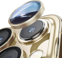 Load image into Gallery viewer, Camera Lens Protector for iPhone 14 Pro Max Plus 13 12 Mini 14Pro iPhone14 13Pro 14Plus 12Pro Glass Protection Protective Film Metallic Camera Ring Lens Protector with Glass Cover