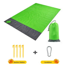 Load image into Gallery viewer, Waterproof Pocket Beach Mat โ Lightweight Folding Outdoor Blanket for Camping & Picnics