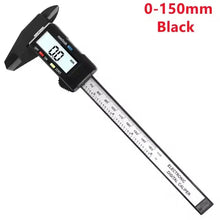 Load image into Gallery viewer, 150mm Digital Caliper – Carbon Fiber Vernier Gauge with LCD Display