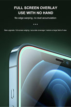 Load image into Gallery viewer, 2Pcs Luminous Protective Glass For iPhone 14 13 12 11 Pro Max X XR XS Screen Protector For 7 8 6 Plus SE3 Glowing Tempered Glass Luminous Glowing Tempered Glass Screen Protector for iPhone