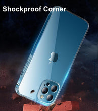 Load image into Gallery viewer, Ultra Thin Clear Soft Silicone Phone Case For iPhone 14 13 12 11 Pro Max XS X XR 7 8 Plus Mini Shockproof Protect Cover Crystal Clear Anti-Scratch Case Protect the Camera Lens Shockproof Bumper Cover Phone Case