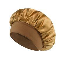 Load image into Gallery viewer, Women’s Satin Bonnet – Wide-Brim Night Sleeping & Hair Care Cap