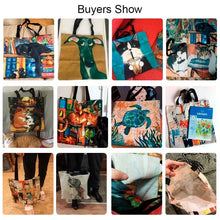 Load image into Gallery viewer, Van Gogh Canvas Bag β Starry Night & Sunflower Oil Painting Handbag
