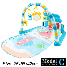 Load image into Gallery viewer, Baby Fitness Play Gym with Music & Piano Mat