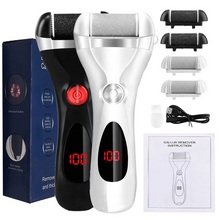 将图片加载到图库查看器,Electric Foot File Grinder Dead Dry Skin Callus Remover Rechargeable Feet Pedicure Tool Foot Care Tools for Hard Cracked Clean01
