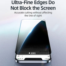 Load image into Gallery viewer, 3Pcs Best Privacy 9H Tempered Glass For iPhone 11 12 13 14 Pro Mini XS MAX X XR 6S 7 8 Plus SE Anti Spy Peep Screen Protector Anti-Spy Anti-Peeping Tempered Glass Screen Film for iPhone