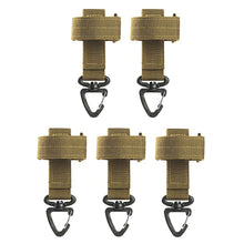 Load image into Gallery viewer, Multi-purpose Nylon Gloves Hook Work Gloves Safety Clip Outdoor Tactical Climbing Rope Camping Hanging Buck Outdoor Camping