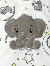 Load image into Gallery viewer, 2 PCS Baby Romper with Hat Set Long Sleeve Elephant Embroidery Outfit for Boys & Girls 0–2 Years
