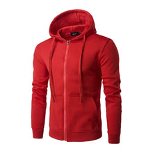 Load image into Gallery viewer, Men’s Autumn Zipper Hoodie – Slim Fit Long Sleeve Casual Sweatshirt Jacket