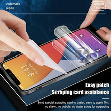 Load image into Gallery viewer, 2PCS Hydrogel Silicone Screen Protector Full Glue Cover Sticker Film For iPhone 12 XS Max XR For iphone 13 X 7 8 6S 11 pro max Hydrogel Protective Film Transparent Soft Screen Protectors