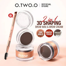 Load image into Gallery viewer, Waterproof Eyebrow Pomade Brow Gel 2-in-1 Long-Lasting Tint