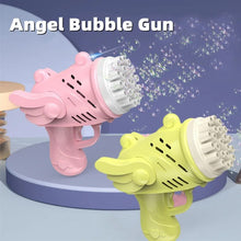 Load image into Gallery viewer, Electric Bubble Maker Machine Gun Bazooka Party Flashing Light Auto Blower Soap Ball Water for Children Kid Outdoor Bubbl Toys