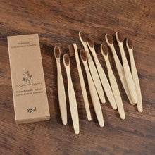 Load image into Gallery viewer, 10Pcs Colorful Toothbrush Natural Bamboo Tooth Brush Sets Soft Bristle Charcoal Teeth Eco Bamboo Toothbrushes Dental Oral Care