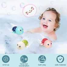 Load image into Gallery viewer, Baby Bath Toys - Swimming Turtle Whale Clockwork Water Toys for Kids | Safe Fun Bath Time Play