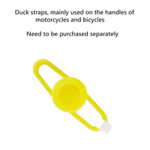 Load image into Gallery viewer, Car Duck With Helmet Broken Wind Pendant Small Yellow Duck Road Bike Motor Helmet Riding Cycling Accessories Without Lights