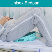 Load image into Gallery viewer, Portable Household Bed Toilet Bedpan with Cover for Bedridden Patients Pregnant Woman Elderly Paralyzed Disabled Care Bedpan