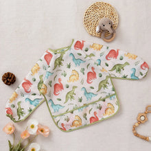 将图片加载到图库查看器,Waterproof Long Sleeve Baby Bib | Washable Feeding Bib with Full Coverage & Easy Clean Design