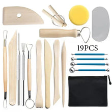 Load image into Gallery viewer, Pottery Clay Sculpting Tools Kit - 8-61 Pcs for Carving, Shaping & Modeling