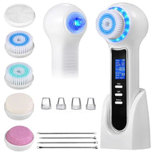 Load image into Gallery viewer, Electric Blackhead Remover Vacuum Suction Facial Cleansing Brush Rechargeable Face Brush Facial Pore Cleanser Skin Care Machine