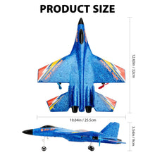 Load image into Gallery viewer, RC Plane SU-27 Aircraft Remote Control Helicopter 2.4G Airplane EPP Foam RC Vertical Plane Children Toys Gifts
