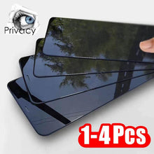 Load image into Gallery viewer, 4PCS Anti-Spy Screen Protector For iPhone 14 13 12 11 Pro MAX Tempered Glass For iPhone XS MAX XR 7 8 Plus 13Pro mini Privacy Anti Spy Anti Glare Glass Screen Protector for iPhone