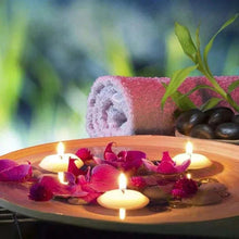 将图片加载到图库查看器,6/10/16Pcs Unscented Floating Candles – Romantic Soy Wax Discs for Valentine's Day, Weddings, Parties, and Home Décor