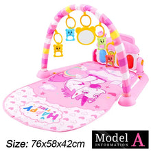 Load image into Gallery viewer, Baby Fitness Play Gym with Music & Piano Mat