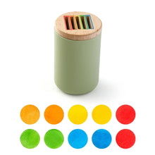 Load image into Gallery viewer, Montessori Silicone Color Matching Bucket Toy