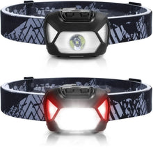 Load image into Gallery viewer, 6 Modes Usb Rechargeable Headlamp IPX4 Waterproof Headlight Flashlights LED Head Lamp With Red Green Light For Outdoor Fishing