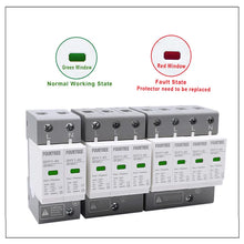 Load image into Gallery viewer, AC SPD Surge Protection 2P 3P 4P 10〜20KA/20〜40KA /30KA〜60KA House Lightning Protector Low-Voltage Arrester Protective Device