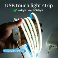 将图片加载到图库查看器,LED COB USB Strip Light – Touch Dimmer Indoor Lighting