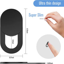 Load image into Gallery viewer, Webcam Cover Shutter Magnet Slider Plastic Camera Cover for iPad Tablet Web Laptop Pc Camera Mobile Phone Lenses Privacy Sticker