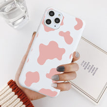 Load image into Gallery viewer, Slim Fit Lightweight Black White Print Silicone Case For iPhone 11 Pro 7 8 Plus X XR XS Max iphone 11 Cell Phone Case Cover White Black Pattern Print Silicone Unisex Case