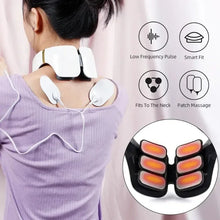 Load image into Gallery viewer, 6 Heads Smart Neck Massage Instrument Shoulder Neck Massage Cervical Vertebra Health Care Vibrator Heating Relieve Muscle Gift