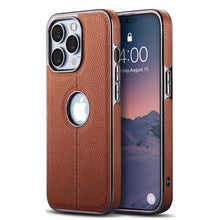 Load image into Gallery viewer, Luxury Texture Leather Case for iPhone 14 Pro MAX Plus Case With Hole Silicone Full Protection Back Cover Thin Flexible Soft Grip Luxury PU Leather Cover Durable Anti-Scratch Full Phone Cases