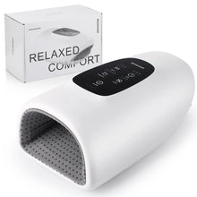 Load image into Gallery viewer, Wireless Electric Hand Massager Air Compression Hot Compress Palm Acupoint Massager Finger Arthritis Numbness Muscle Relaxation