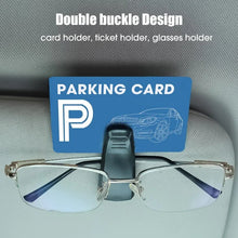 将图片加载到图库查看器,Universal Car Auto Sun Visor Glasses Box Sunglasses Clip Card Ticket Holder Fastener Pen Case Eyeglasses Clips Accessories