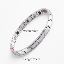 将图片加载到图库查看器,Womens Magnetic Health Energy Bracelet Slim Healthcare Jewelry Powerful Therapy Bracelet Friend Gift
