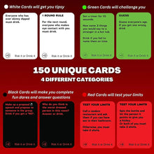 Load image into Gallery viewer, Risk It or Drink It β Hilarious Adult Party & Drinking Card Game
