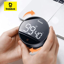 将图片加载到图库查看器,Baseus Magnetic Countdown Alarm Clock Kitchen Timer Manual Digital Timer Stand Desk Clock Cooking Timer Shower Study Stopwatch