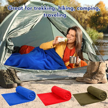 Load image into Gallery viewer, Fleece Sleeping Bag Portable Ultra-light Polar Travel Sheets for Adults Outdoor Camping Tent Bed Warm Sleeping Bag Liner
